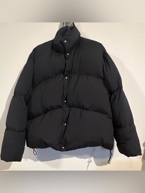Acne Oversized Black Quilted Puffer Jacket 50